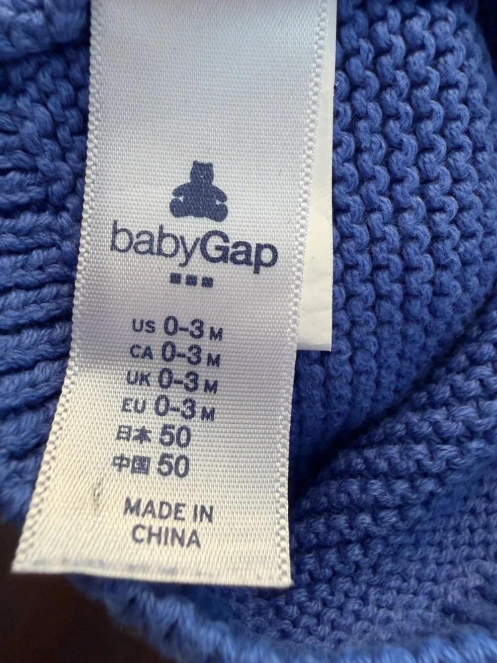 Baby Gap 10 Pc Newborn Hat Mitten Sock Set 0-3M Blue Gray Cotton Gift